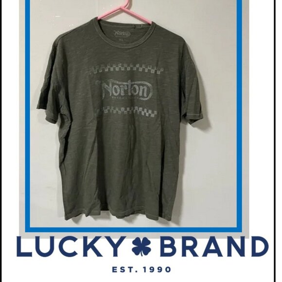 Lucky Brand Olive Norton Graphic Tee - Picture 1 of 7